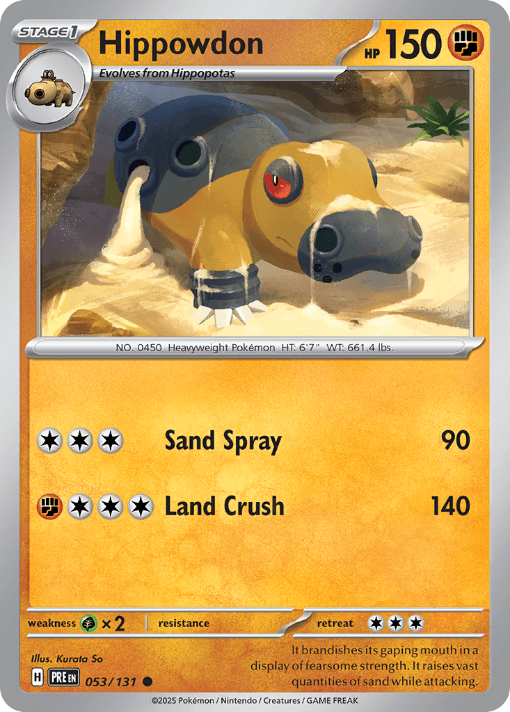 Hippowdon (Master Ball Pattern) — SV: Prismatic Evolutions