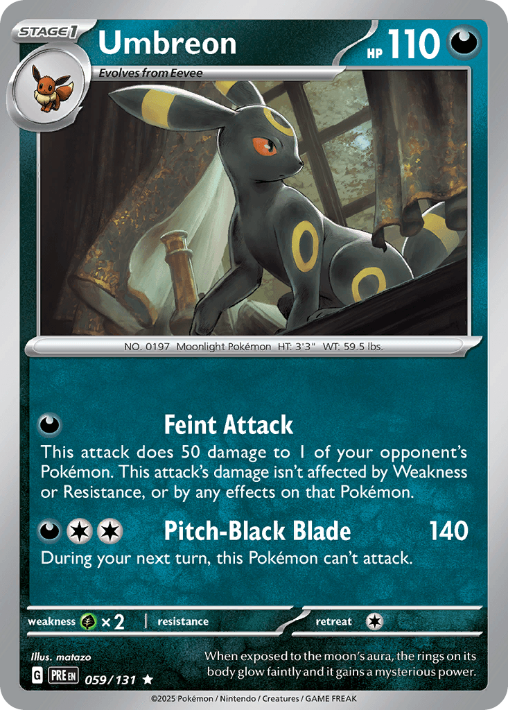 Umbreon (Master Ball Pattern) — SV: Prismatic Evolutions