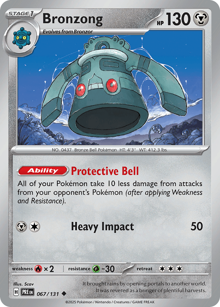 Bronzong (Master Ball Pattern) — SV: Prismatic Evolutions
