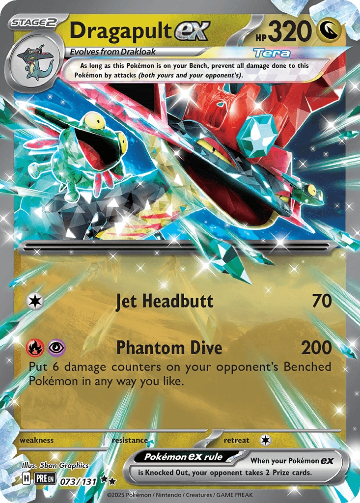 Dragapult ex - 073/131 — Jumbo Cards Pokémon TCG card by Shin Son Graphics