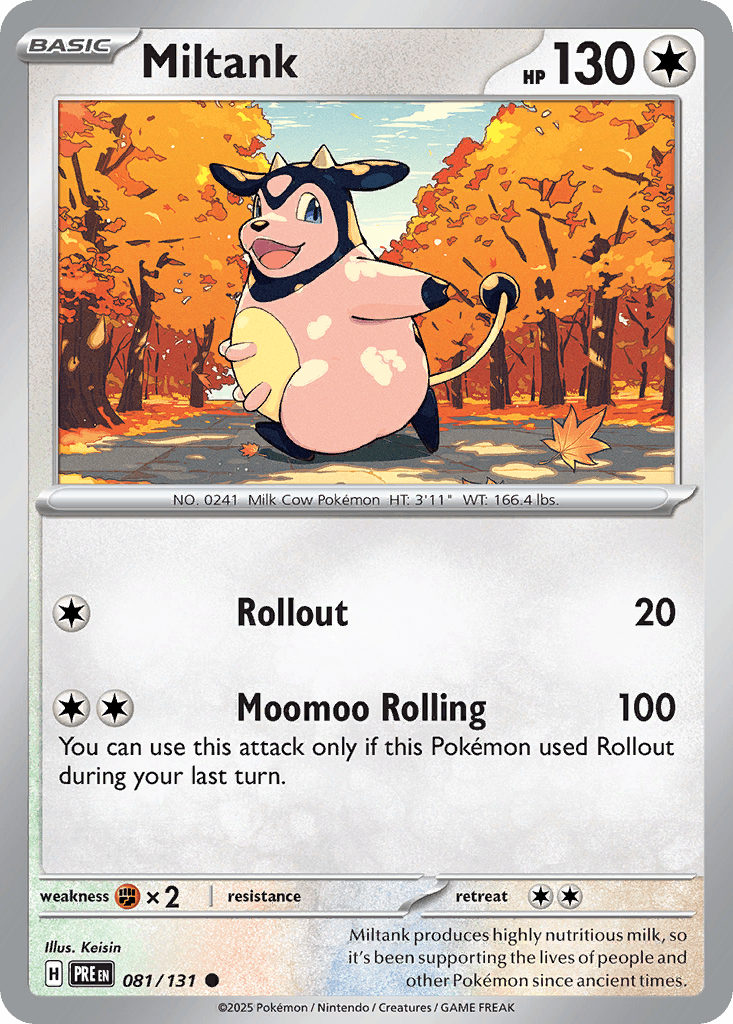 Miltank (Master Ball Pattern) — SV: Prismatic Evolutions