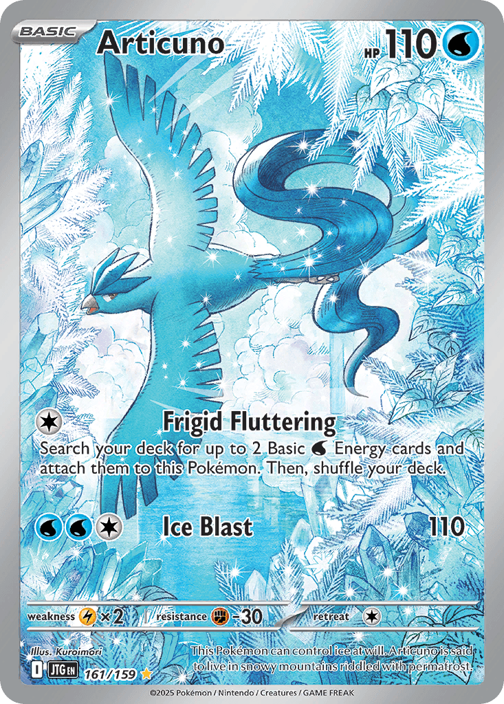 Articuno - 161/159 — Pokémon TCG card