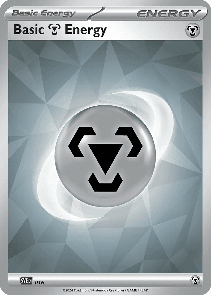 Basic Metal Energy (Cracked Ice Holo) — SVE: Scarlet & Violet Energies