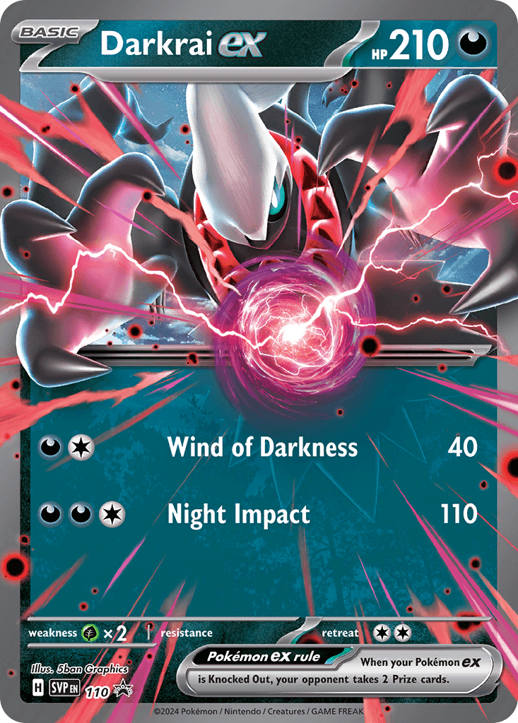 Darkrai ex (Darkrai) — Pokémon TCG card