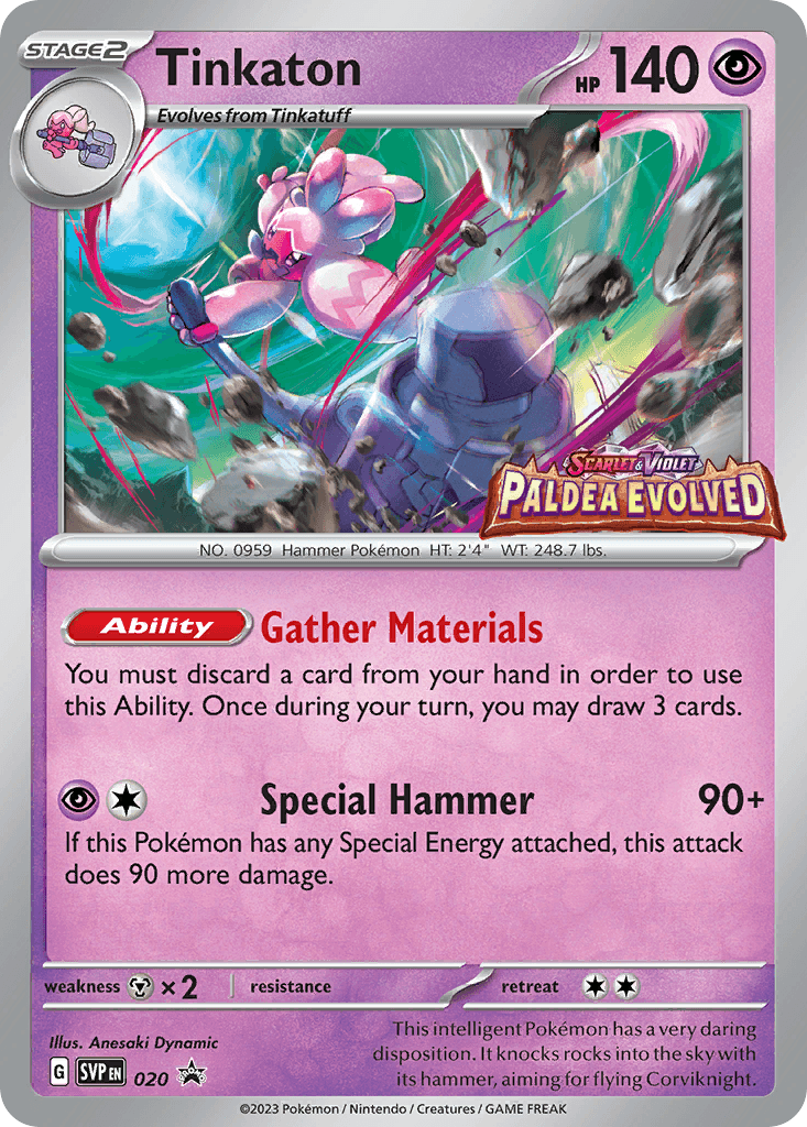 Tinkaton — SV: Scarlet & Violet Promo Cards Pokémon TCG card by Anesaki Dynamic