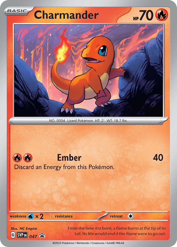Charmander — SV: Scarlet & Violet Promo Cards Pokémon TCG card by NC Empire