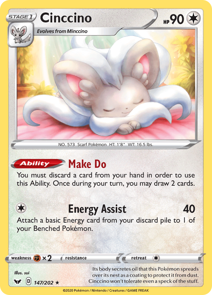Cinccino — Prize Pack Series Cards Pokémon TCG card by sui