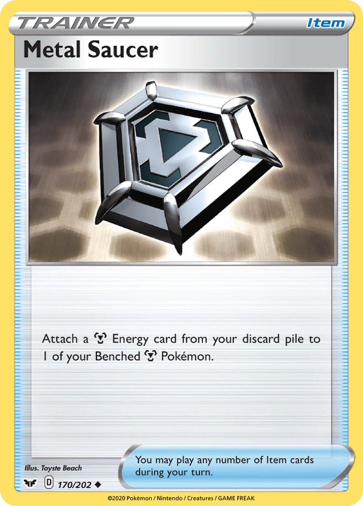 Metal Saucer — Prize Pack Series Cards Pokémon TCG card by Toyste Beach
