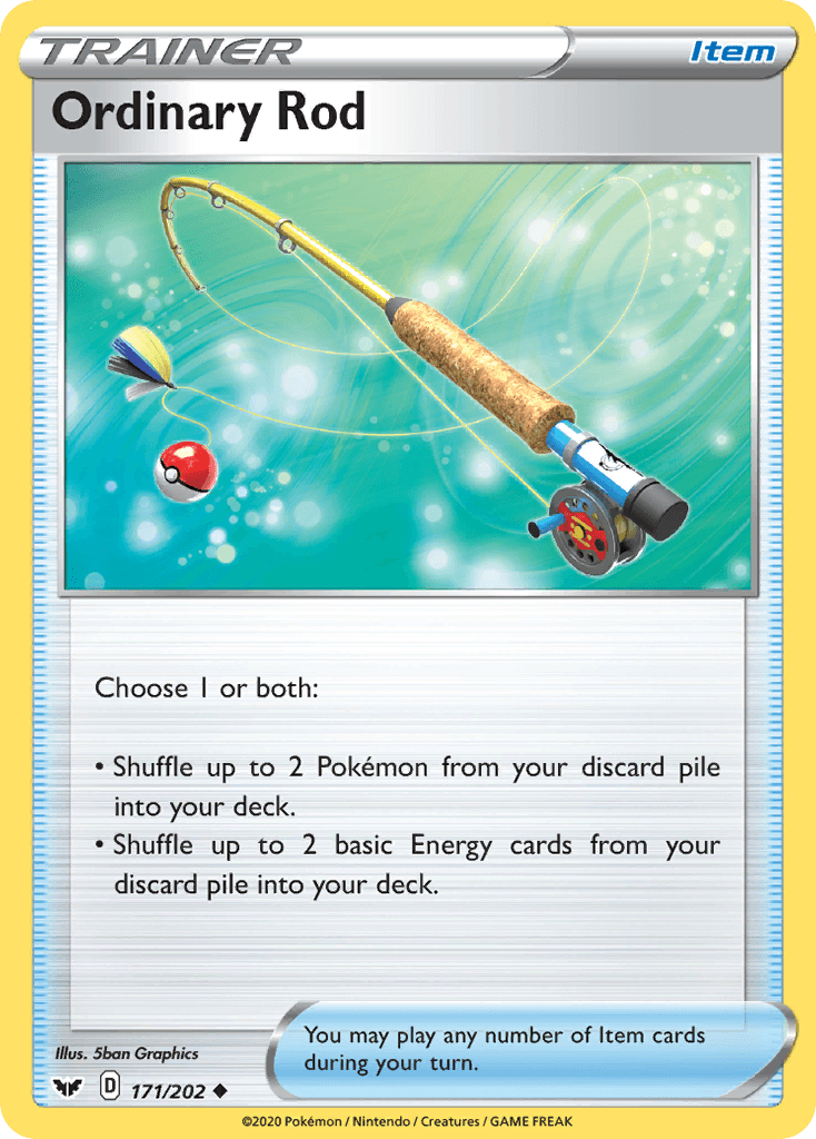 Ordinary Rod — Prize Pack Series Cards Pokémon TCG card by 5ban Graphics