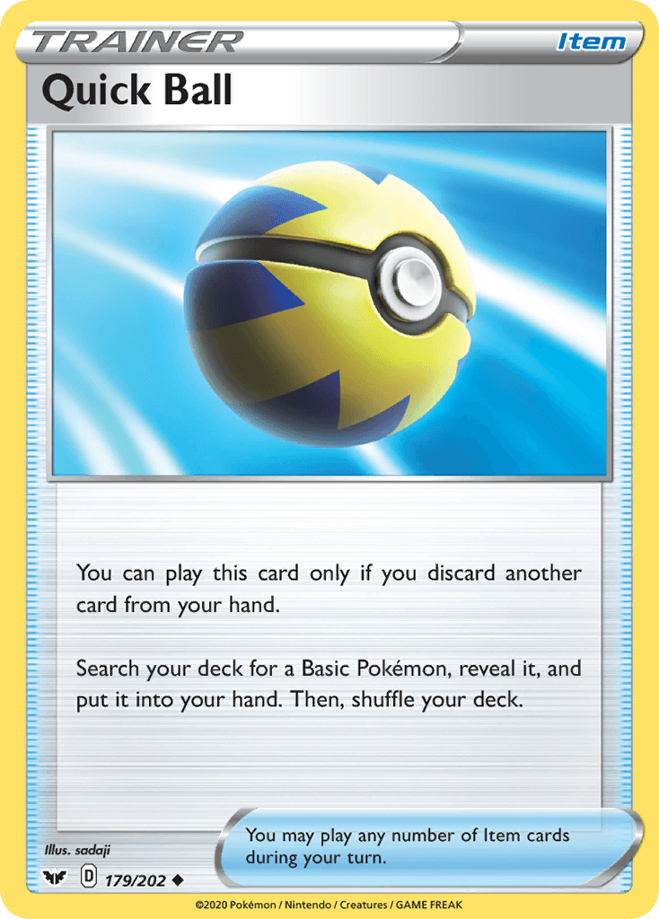 Quick Ball — Prize Pack Series Cards Pokémon TCG card by sadaji