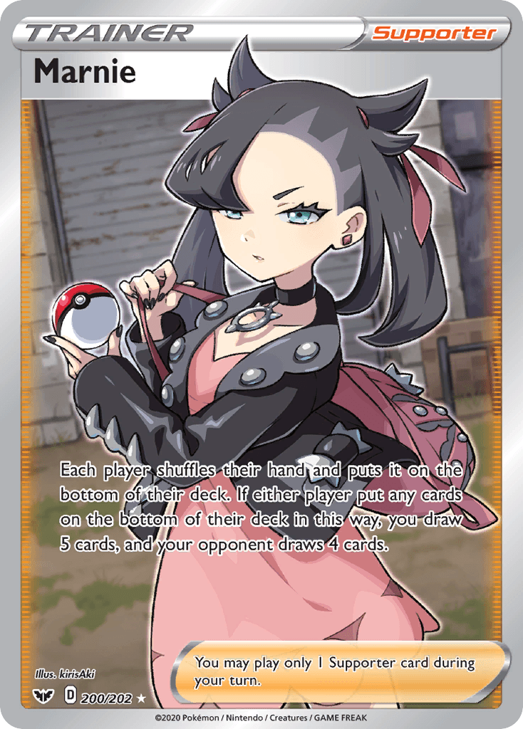 Marnie (Full Art) — Pokémon TCG card
