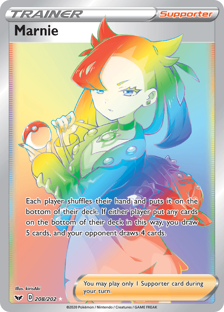 Marnie — SWSH01: Sword & Shield Base Set Pokémon TCG card by kirisAki