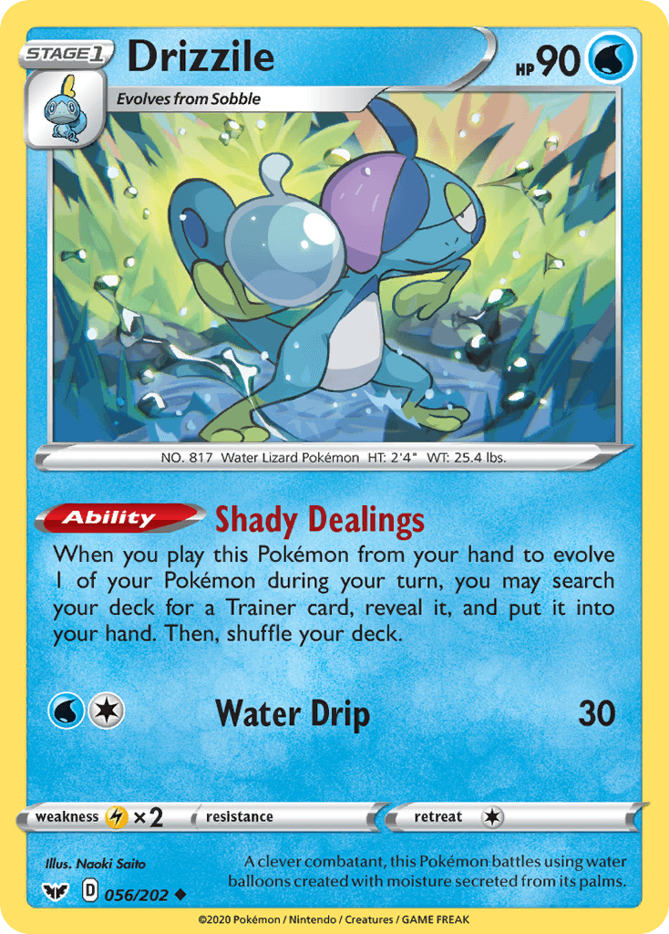 Drizzile — Prize Pack Series Cards Pokémon TCG card by Naoki Saito