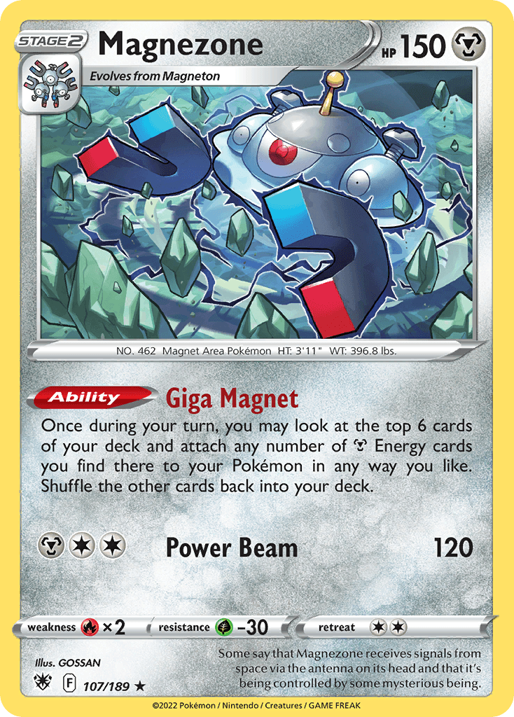 Magnezone - 107/189 — Deck Exclusives Pokémon TCG card by GOSSAN