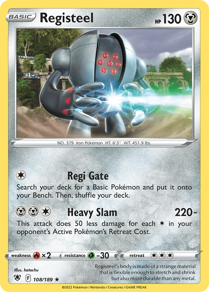 Registeel — Prize Pack Series Cards Pokémon TCG card by hatachu