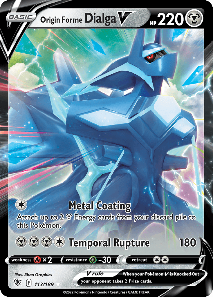 Origin Forme Dialga V — Prize Pack Series Cards