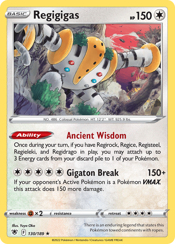 Regigigas — Prize Pack Series Cards Pokémon TCG card by Yuya Oka