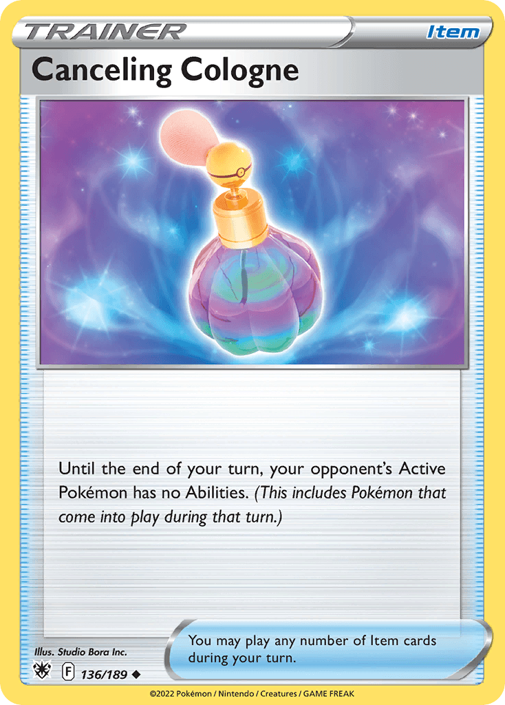 Canceling Cologne — Prize Pack Series Cards Pokémon TCG card by Studio Bora Inc.