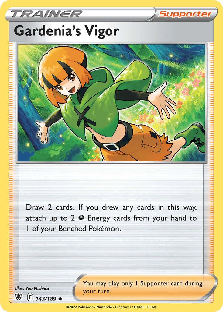 Gardenia's Vigor — Prize Pack Series Cards Pokémon TCG card by Yuu Nishida