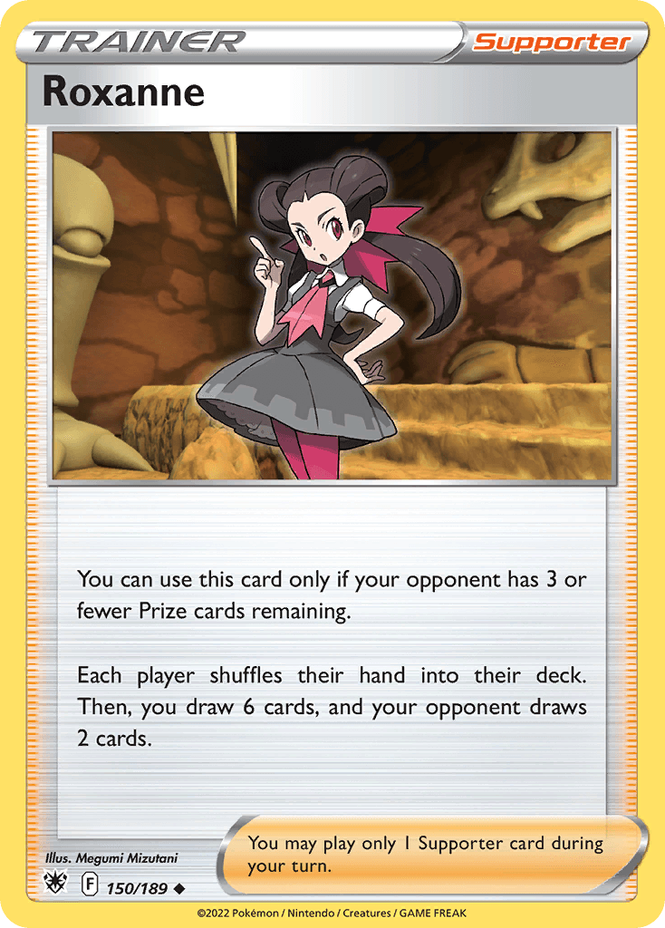 Roxanne — Prize Pack Series Cards Pokémon TCG card by Megumi Mizutani