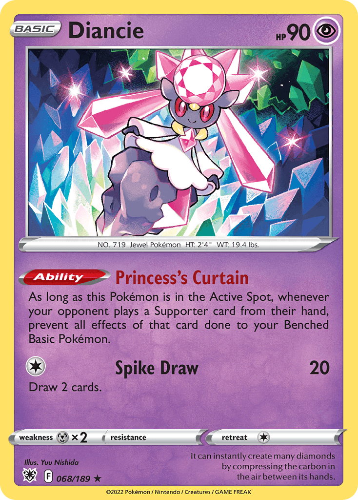 Diancie — Prize Pack Series Cards Pokémon TCG card by Yuu Nishida