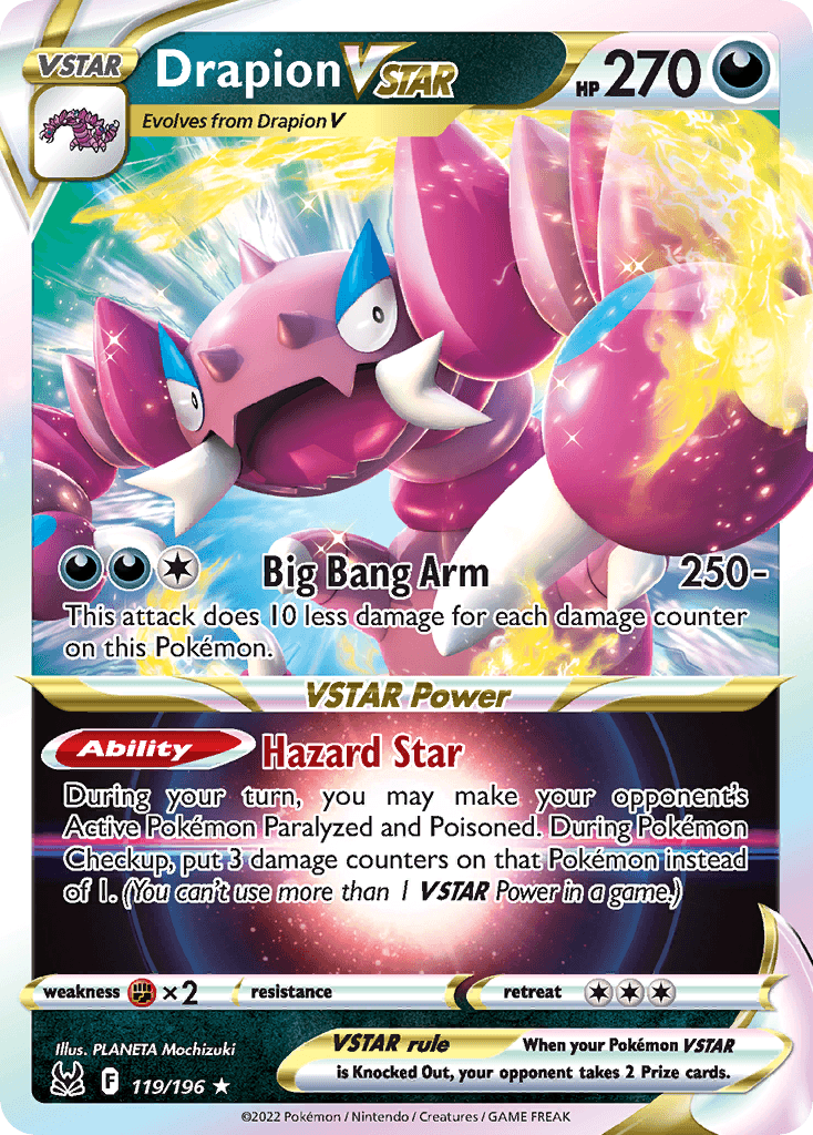 Drapion VSTAR — Prize Pack Series Cards Pokémon TCG card by PLANETA Mochizuki