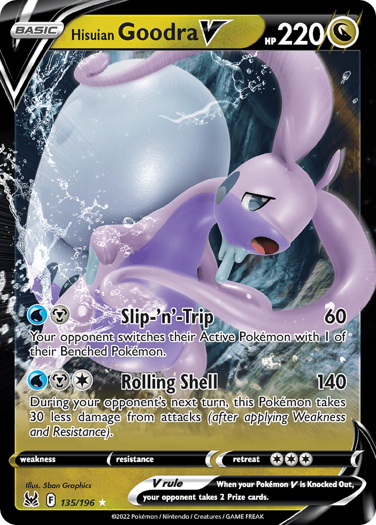 Hisuian Goodra V — Prize Pack Series Cards Pokémon TCG card by 5ban Graphics