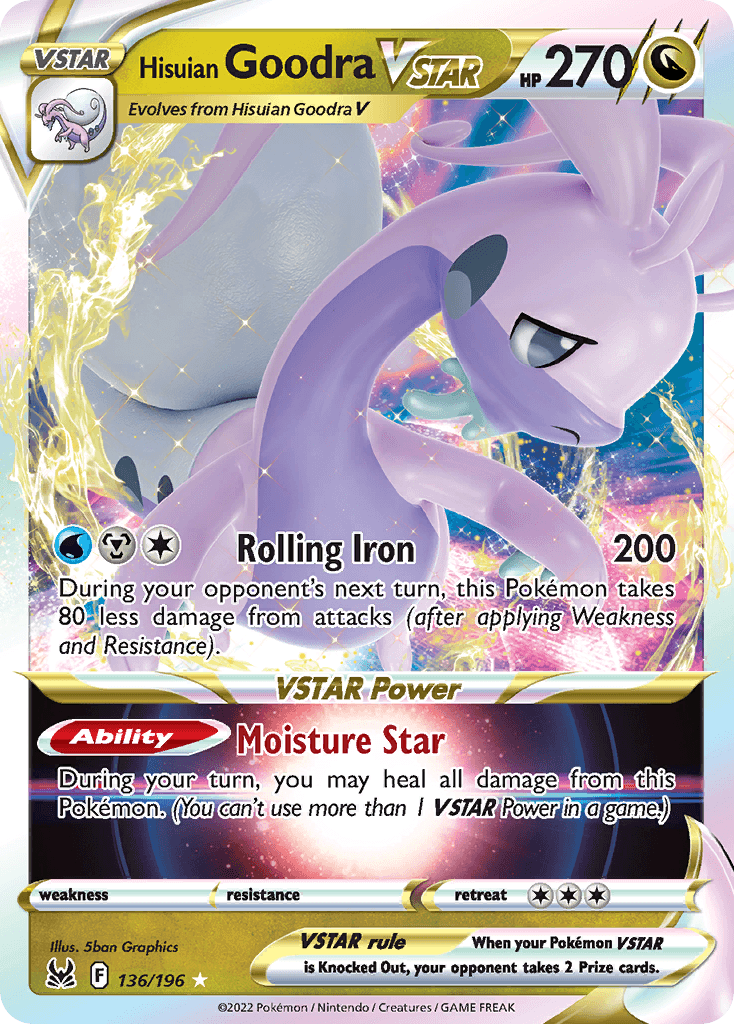 Hisuian Goodra VSTAR — Prize Pack Series Cards Pokémon TCG card by 5ban Graphics