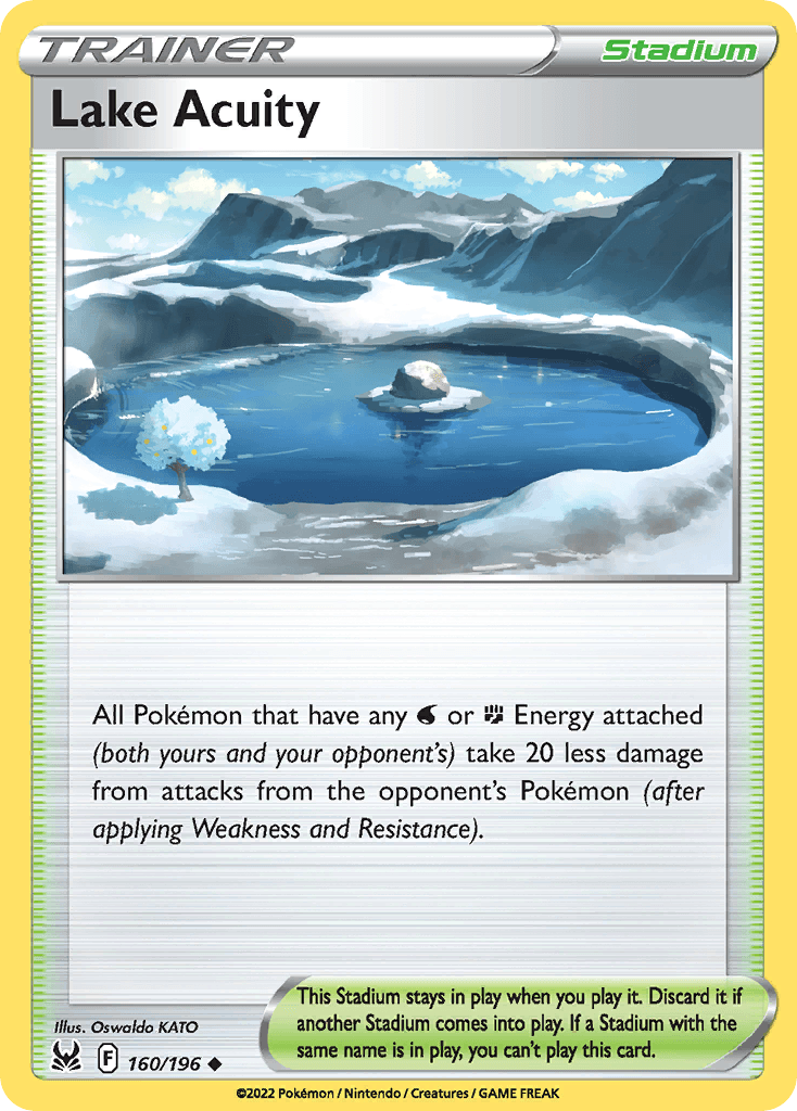 Lake Acuity — Prize Pack Series Cards Pokémon TCG card by Oswaldo KATO