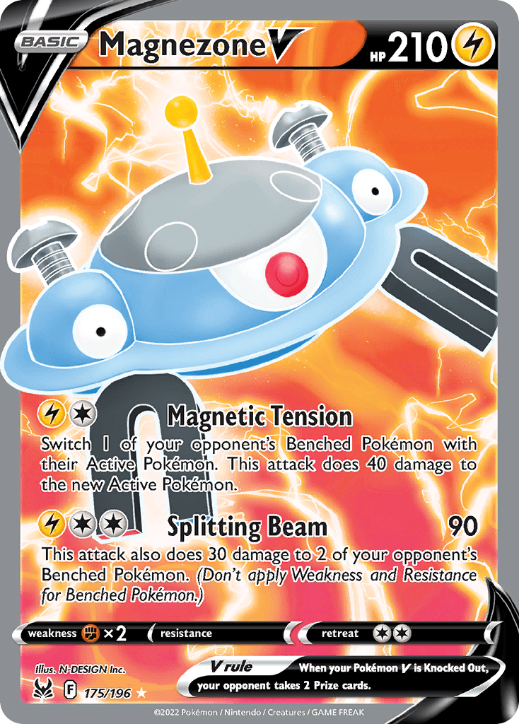 Magnezone V — SWSH11: Lost Origin Trainer Gallery Pokémon TCG card by N-DESIGN Inc.