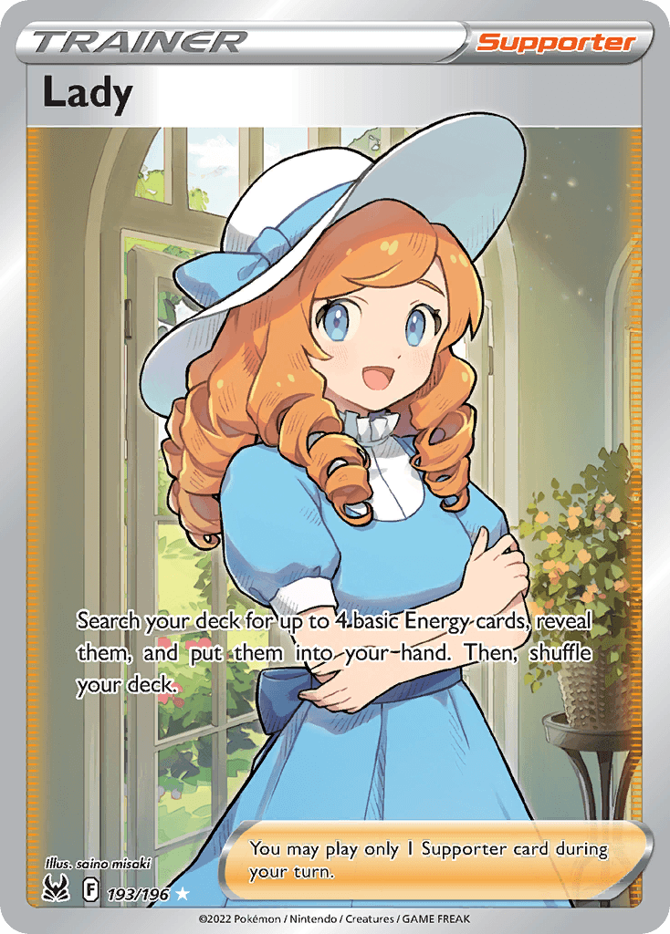 Lady (Full Art) — SWSH11: Lost Origin