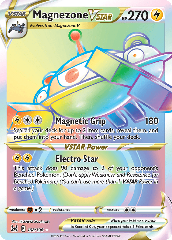 Magnezone VSTAR — SWSH11: Lost Origin Trainer Gallery Pokémon TCG card by PLANETA Mochizuki