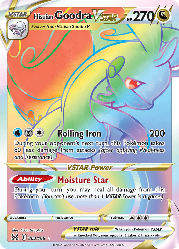 Hisuian Goodra VSTAR — SWSH11: Lost Origin Trainer Gallery Pokémon TCG card by 5ban Graphics