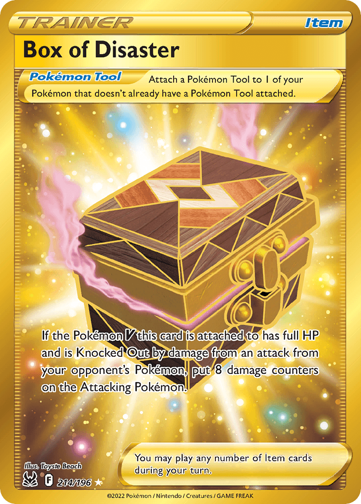 Box of Disaster — SWSH11: Lost Origin Trainer Gallery Pokémon TCG card by Toyste Beach