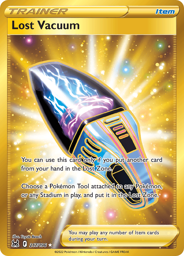 Lost Vacuum — SWSH11: Lost Origin Trainer Gallery Pokémon TCG card by Toyste Beach