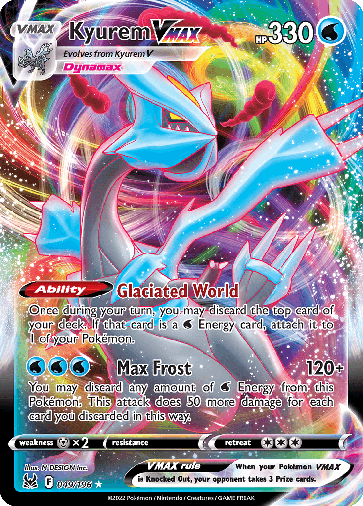 Kyurem VMAX — Prize Pack Series Cards Pokémon TCG card by N-DESIGN Inc.