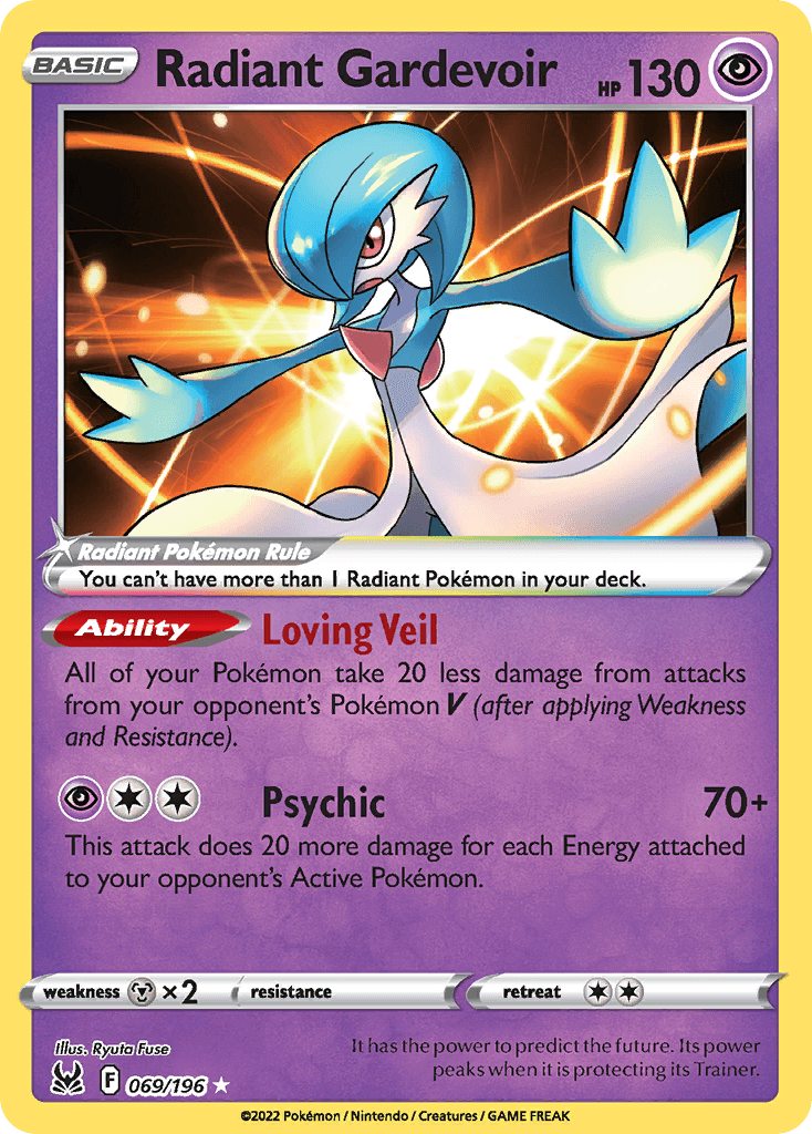 Radiant Gardevoir — Prize Pack Series Cards Pokémon TCG card by Ryuta Fuse