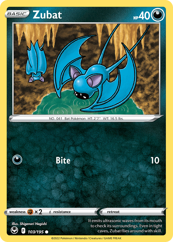 Zubat — Trick or Trade BOOster Bundle 2023 Pokémon TCG card by Shigenori Negishi