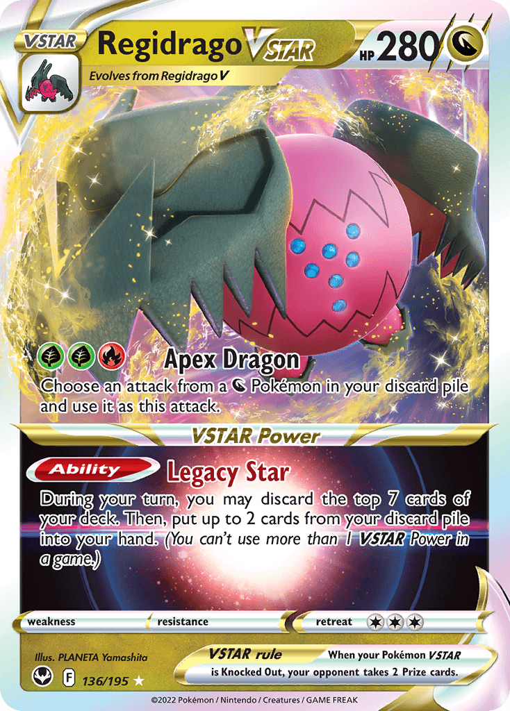 Regidrago VSTAR — Prize Pack Series Cards Pokémon TCG card by PLANETA Yamashita