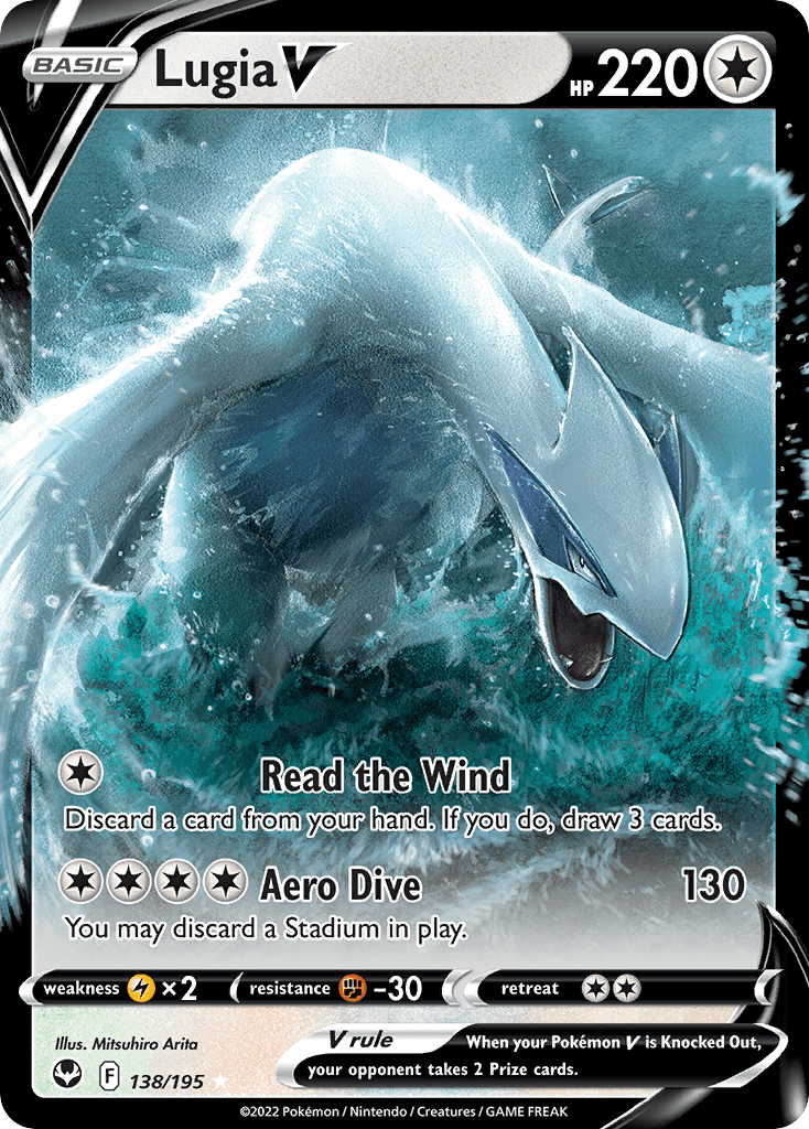 Lugia V — Prize Pack Series Cards Pokémon TCG card by Mitsuhiro Arita