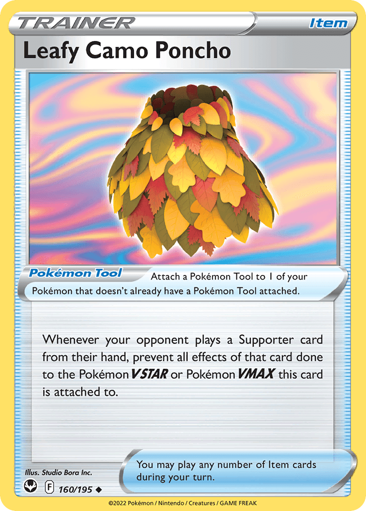 Leafy Camo Poncho — Prize Pack Series Cards Pokémon TCG card by Studio Bora Inc.