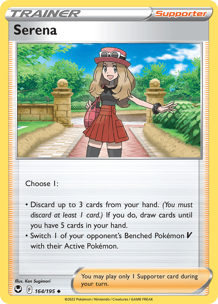 Serena — Prize Pack Series Cards Pokémon TCG card by Ken Sugimori