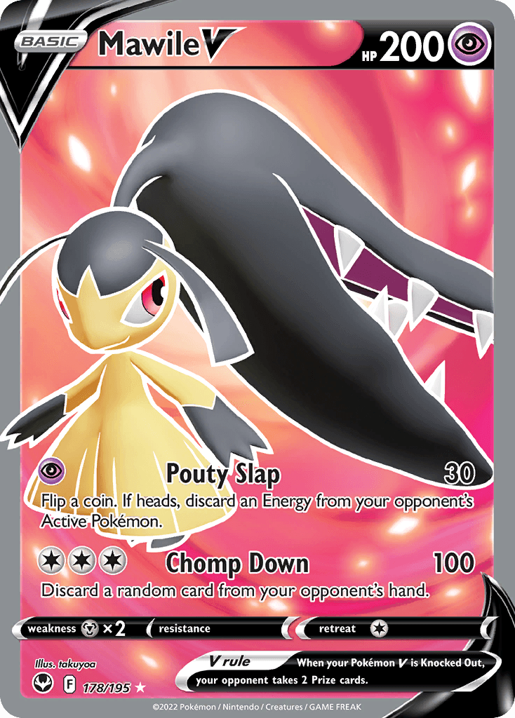 Mawile V — SWSH12: Silver Tempest Pokémon TCG card by takuyoa