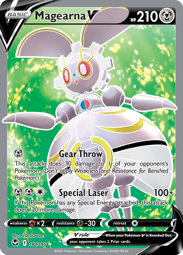 Magearna V — SWSH12: Silver Tempest Pokémon TCG card by N-DESIGN Inc.