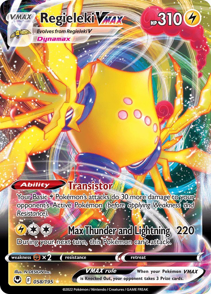 Regieleki VMAX — Prize Pack Series Cards Pokémon TCG card by N-DESIGN Inc.