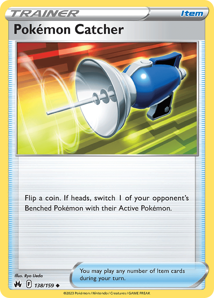 Pokemon Catcher — Crown Zenith Pokémon TCG card by Ryo Ueda