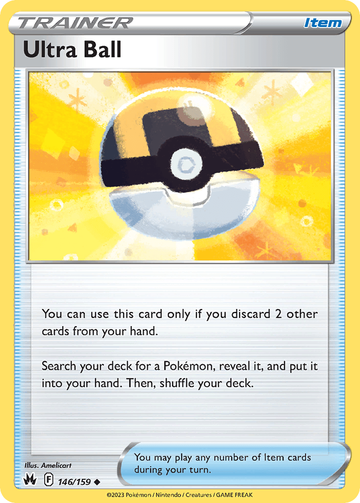 Ultra Ball — Crown Zenith Pokémon TCG card by Amelicart
