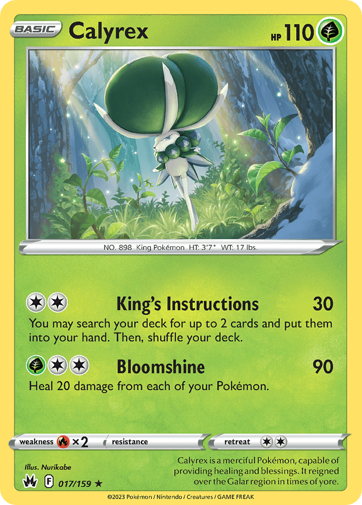 Calyrex — Crown Zenith Pokémon TCG card by Nurikabe