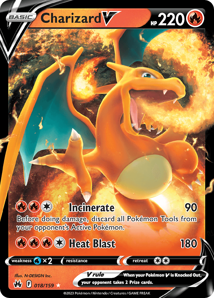 Charizard V — Pokémon TCG card
