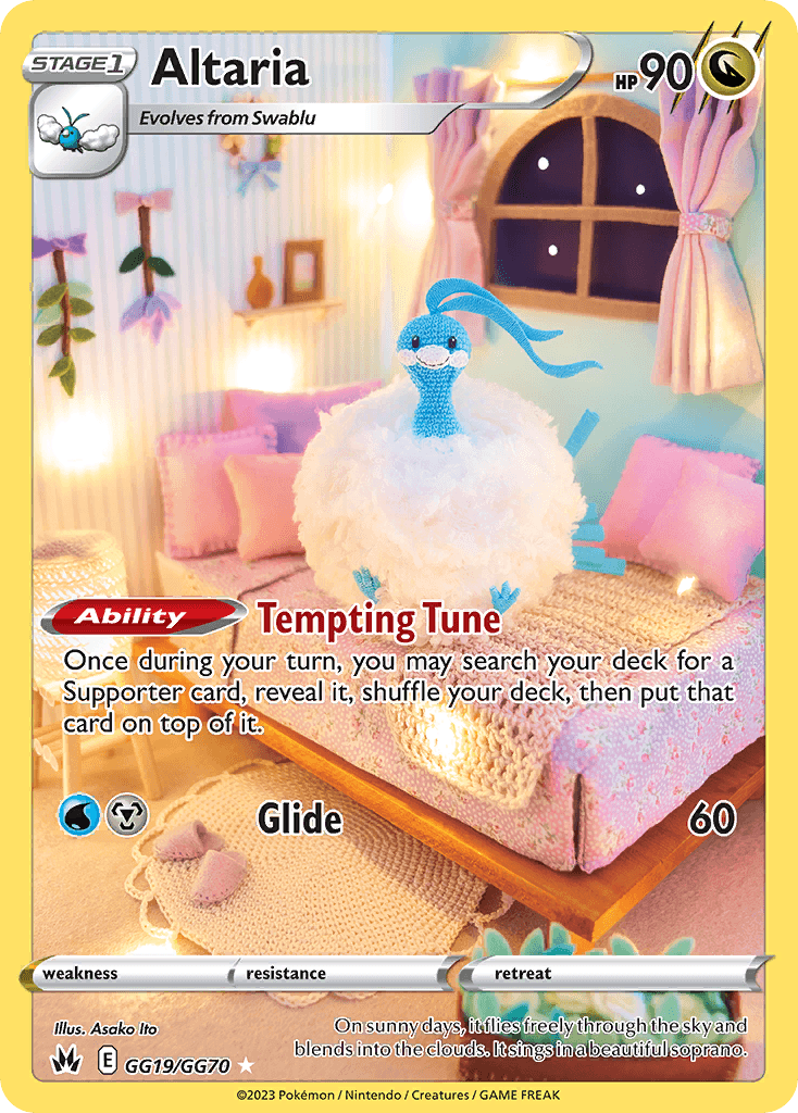 Altaria — Crown Zenith: Galarian Gallery Pokémon TCG card by Asako Ito